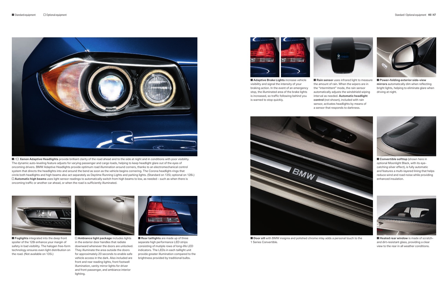 2011 BMW 1-Series Convertible Brochure Page 27